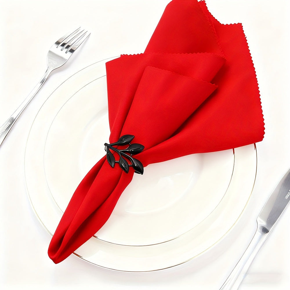 Black Tree Branch Napkin Rings For Table Decoration