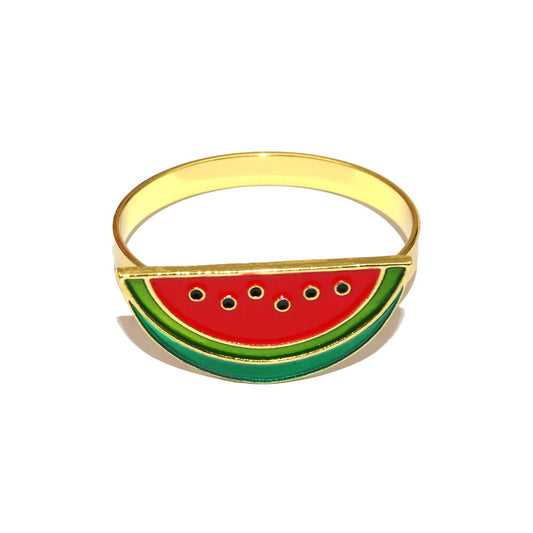 Watermelon Slice Napkin Rings For Table Decoration