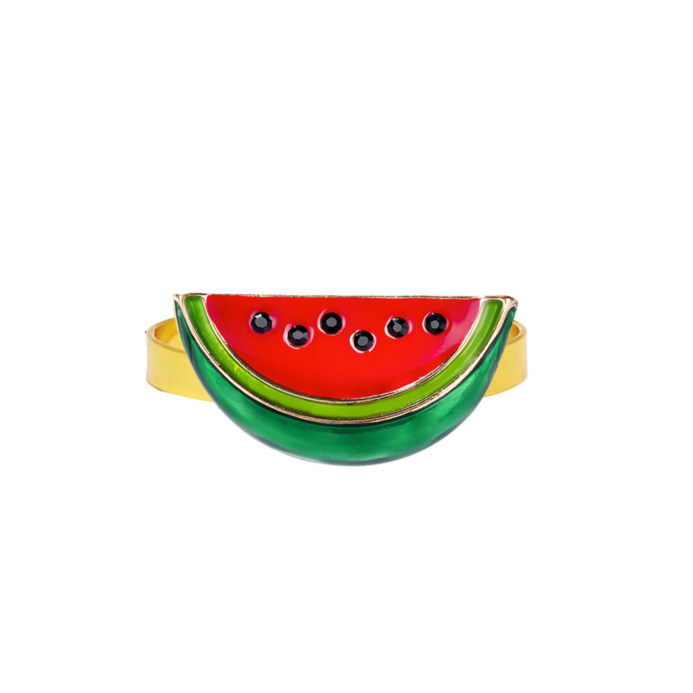 Watermelon Slice Napkin Rings For Table Decoration