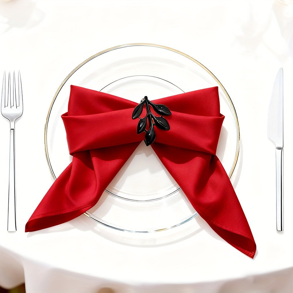 Black Tree Branch Napkin Rings For Table Decoration