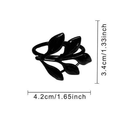 Black Tree Branch Napkin Rings For Table Decoration