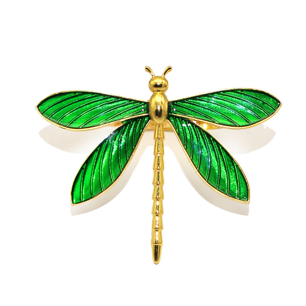 Green Dragonfly Napkin Rings For Table Decoration